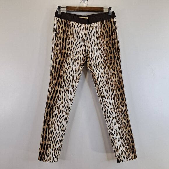 MICHAEL Michael Kors Pants - MICHAEL Michael Kors Brown Animal Print Pants Size 4P